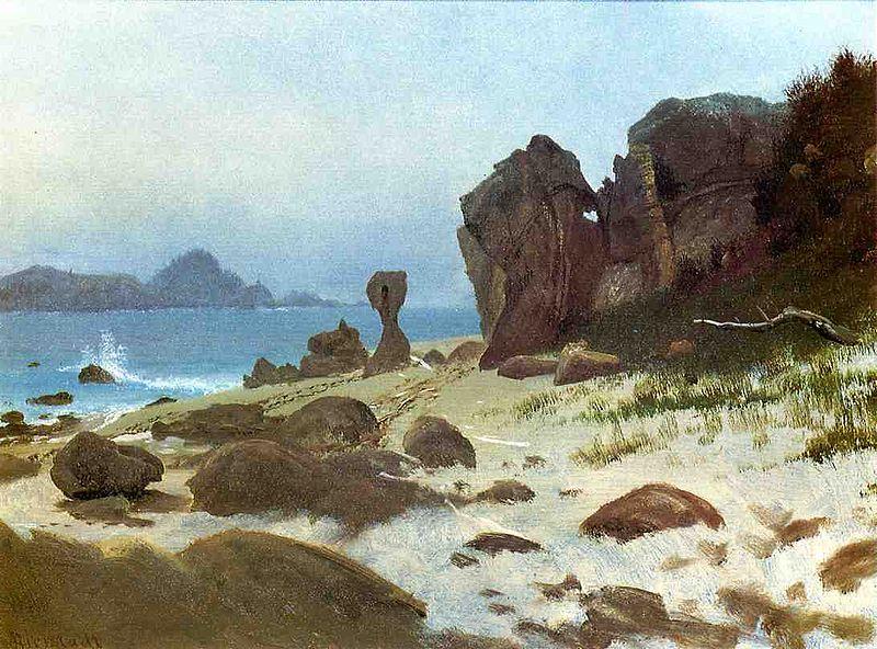 Albert Bierstadt Bay of Monterey, California China oil painting art